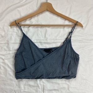 Out From Under Cropped Grey Lounge Tank S